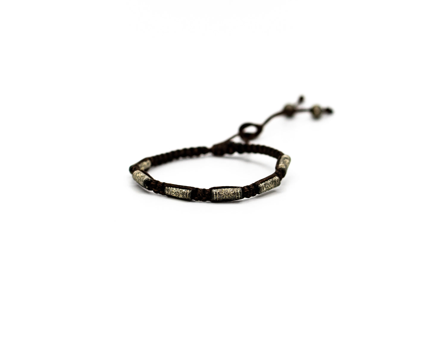 PALM STRINGS - METAL ON BROWN STRING