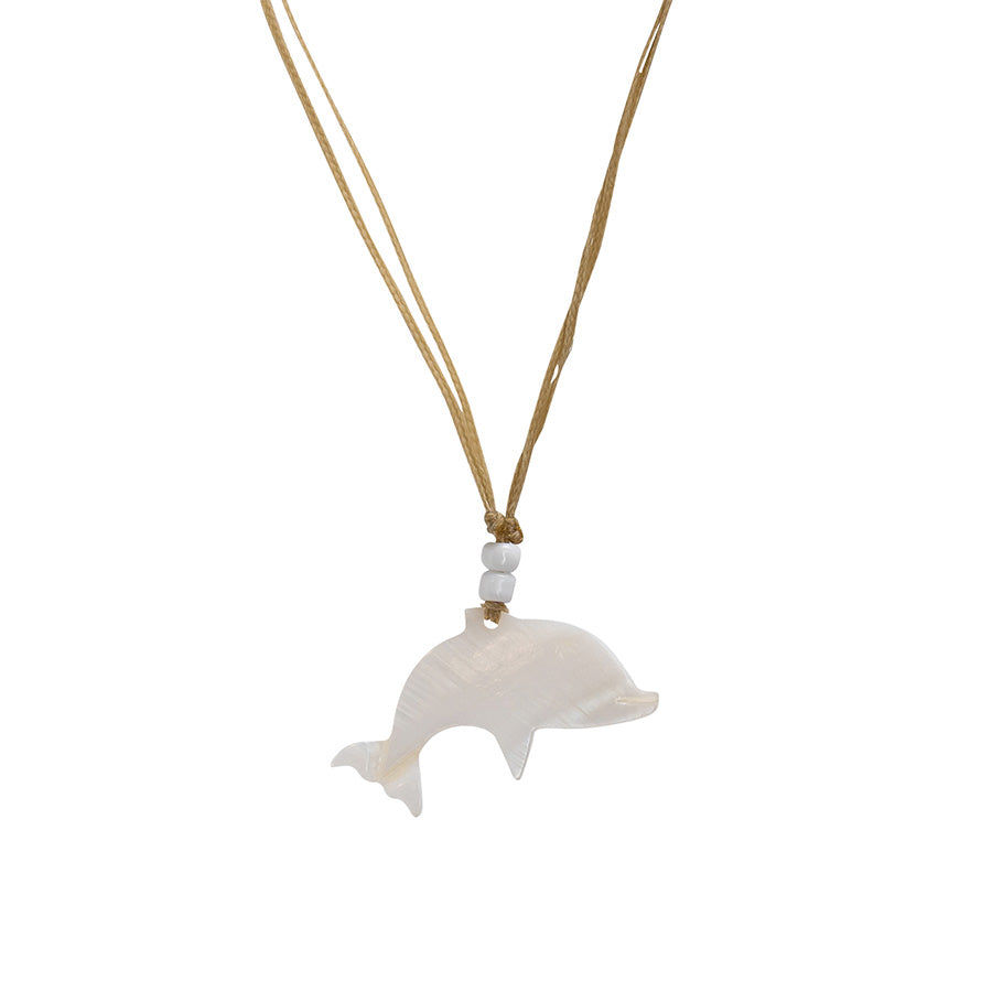 PALM STRINGS - MEDIUM DOLPHIN MOTHER OF PEARL SAND SRING