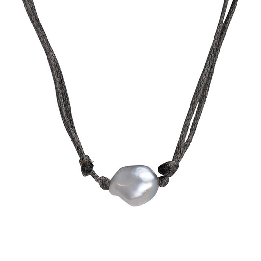 PALM STRINGS - LARGE LIGHT GREY PEARL GREY STRING